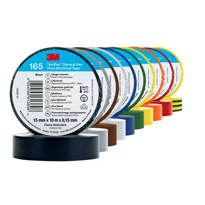 3M ISOLATIETAPE 165 15MMX10M 10KLEUREN