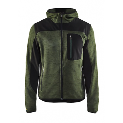 BLAKLADER VEST SOFTSHELL 4930 ZW/GR M