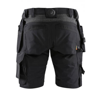 BLAKLADER SHORT 1988 STRETCH ZWART C48