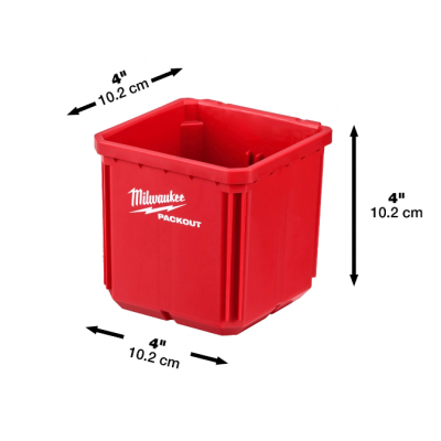 MILWAUKEE PACKOUT BAC 10X10CM 2PCS