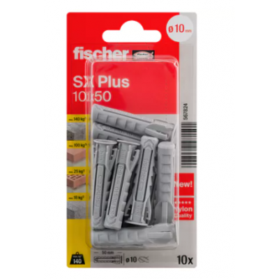 FISCHER SPREIDPLUG SX10 10X50MM 10ST.