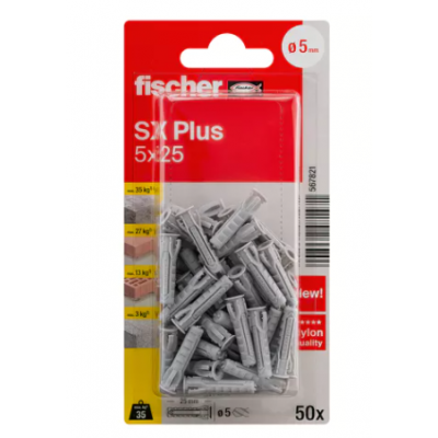 FISCHER SPREIDPLUG SX5 5X25MM 50ST.