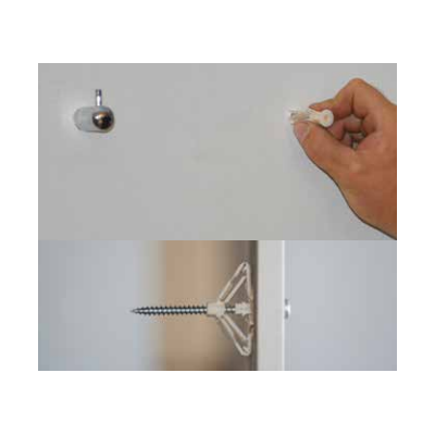 Expandet Nylon Gips-plug 4 x 60 mm