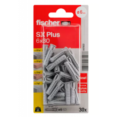 FISCHER SPREIDPLUG SX6 6X30MM 30ST.