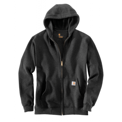 CARHARTT SWEATSHIRT ZIPPER CARBON M