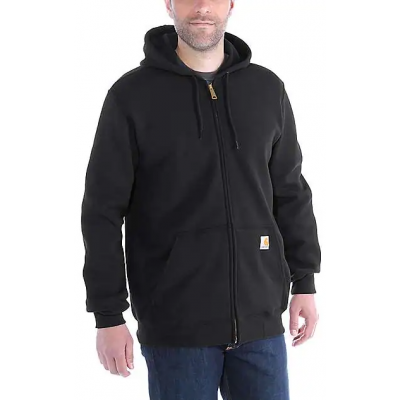 CARHARTT SWEATSHIRT ZIPPER BLACK XL