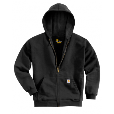 CARHARTT SWEATSHIRT ZIPPER BLACK XL