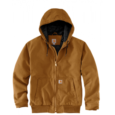 CARHARTT WASHED DUCK JACK INS. BROWN S