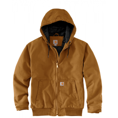 CARHARTT WASHED DUCK JACK INS. BROWN XL