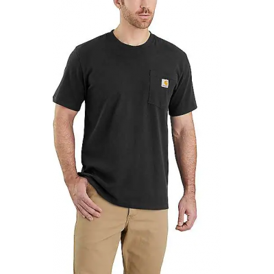 CARHARTT T-SHIRT RLXD FIT PKT BLACK XS