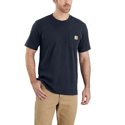 CARHARTT T-SHIRT RLXD FIT PKT NAVY L