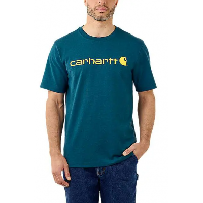 CARHARTT T-SHIRT RLXD FIT LOGO NAVY XL