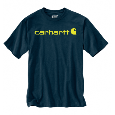 CARHARTT T-SHIRT RLXD FIT LOGO NAVY XL