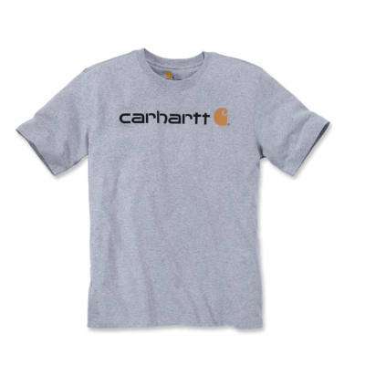 CARHARTT T-SHIRT RLXD FIT LOGO H.GREY M
