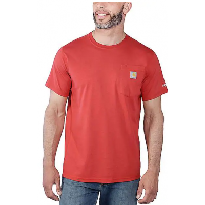 CARHARTT T-SHIRT RLXD FIT RED BARN H. S