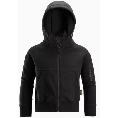 SNICKERS JUNIOR HOODIE FZ ZWART 146/152