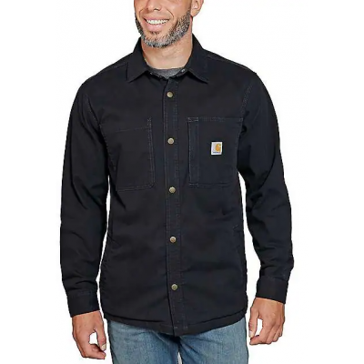 CARHARTT HEMD RLXD FIT CNVS ZWART M