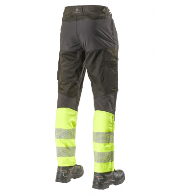 L.BRADOR BROEK 1073PB BL/YELLOW MAAT 50