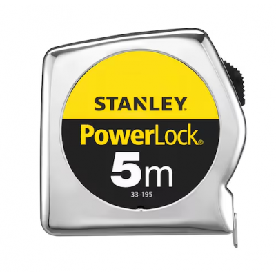 STANLEY ROLMETER POWERLOCK 5M 25MM