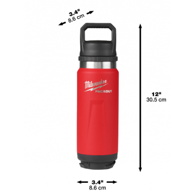 MILWAUKEE PACKOUT BOUTEILLE 710ML ROUGE