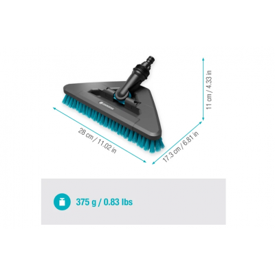 GARDENA CLEANSYSTEM Brosse à manche dure flex
