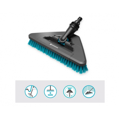 GARDENA CLEANSYSTEM Brosse à manche dure flex