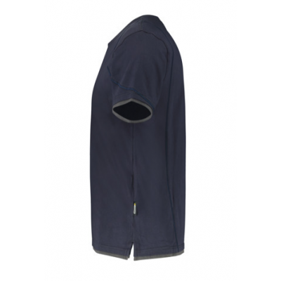 DASSY T-SHIRT KINETIC BLAUW/GRIJS L