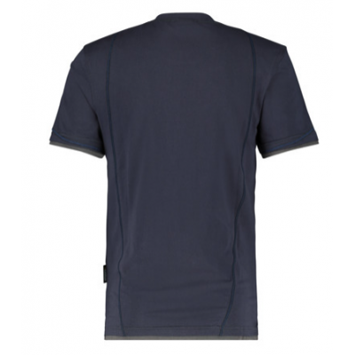 DASSY T-SHIRT KINETIC BLAUW/GRIJS L