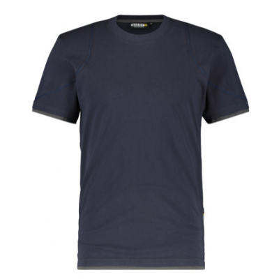 DASSY T-SHIRT KINETIC BLAUW/GRIJS XXL
