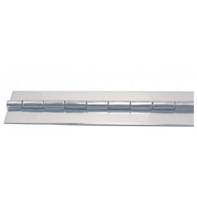 Charnière piano forte noeud roulé INOX 40MMX198CM 1.5MM non percée