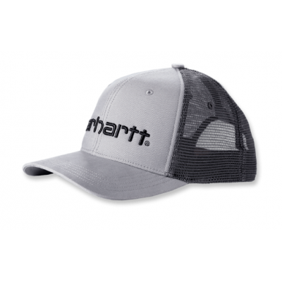 CARHARTT CANVAS CAP AH1195 ASPHALT/BLACK