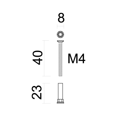 HDD VIJZENSET PATENT 40MM INOX