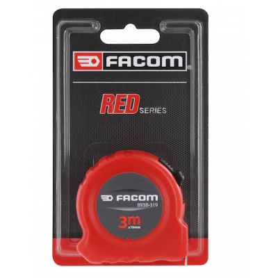 FACOM MESURE 3 M AVEC BLOCAGE, RUBAN NYLON 19 MM, DOUBLE FACES