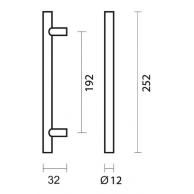 HDD KASTTREKKER T 12/192/252MM INOX PLUS