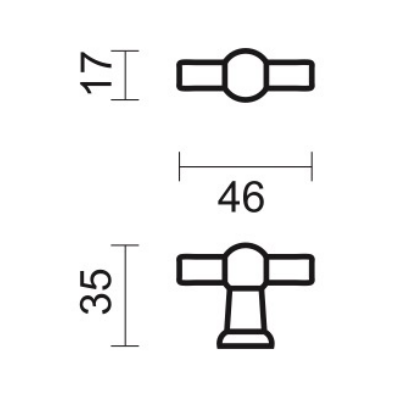 HDD TIRANT DE MEUBLE PETRA PETIT FONT