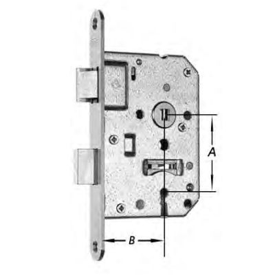 NEMEF SLOT 1266 55X50MM KEERBAAR