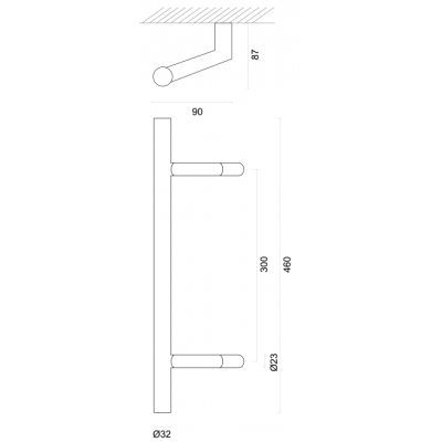 HDD TREKKER STCOT 32/300/460MM INOX PLUS