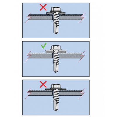 Vis autof. pointe nr3 4.8X32 EPDM