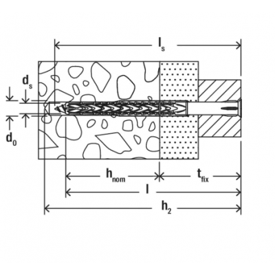 FISCHER Fixation pour cadres SXRL 10X230MM