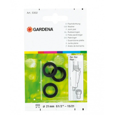 GARDENA Jeu de joint 21MM 1/2"