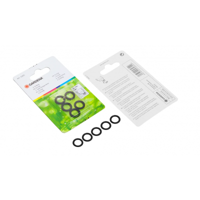 GARDENA RUBBER O-RINGEN (5X) 9MM 5303-20