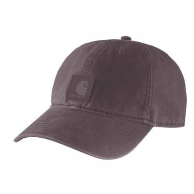 CARHARTT CANVAS CAP DARK SEPIA