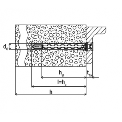 FISCHER HYBRIDPOWER CHEVILLE 10X90MM T