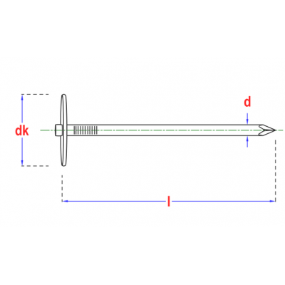 STORMNAGELS VERZINKT 3.1X50MM - 2.5KG