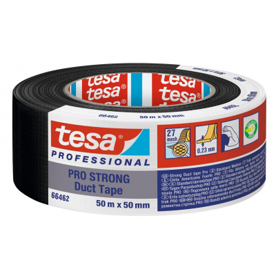 TESA DUCT TAPE PRO STRONG ZWART 50MMX50M
