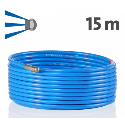KRANZLE RIOOLRAT 15M + STEEKNIPPEL D12