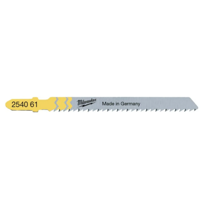 MILWAUKEE Lames pour scies sauteuses T101B bois+pvc 5pcs.