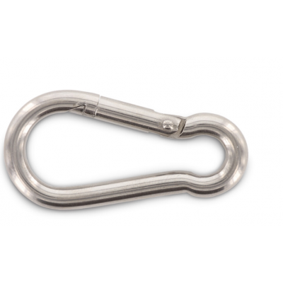 MOUSQUETON POMPIER INOX A4 5X50
