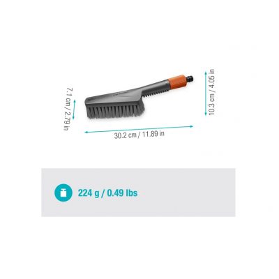 GARDENA CLEANSYSTEM Brosse de lavage à main S souple