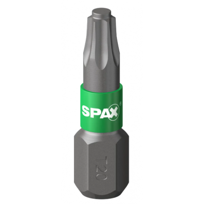SPAX BITS TORX+RONDING T20 25MM